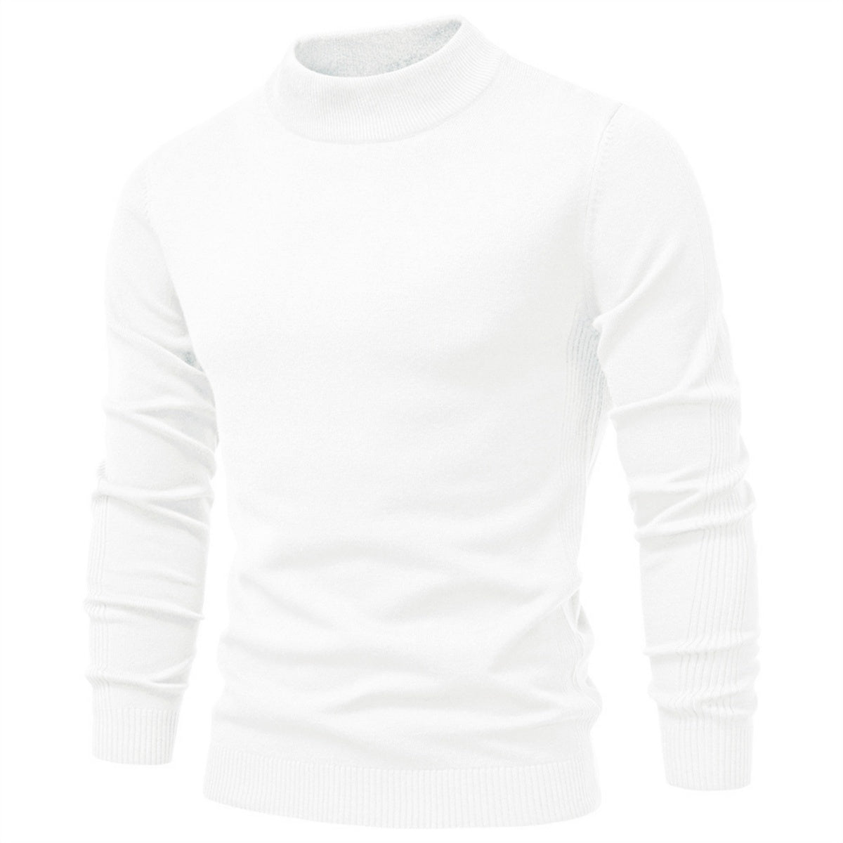 Men’s Classic Mock Neck Knit Sweater
