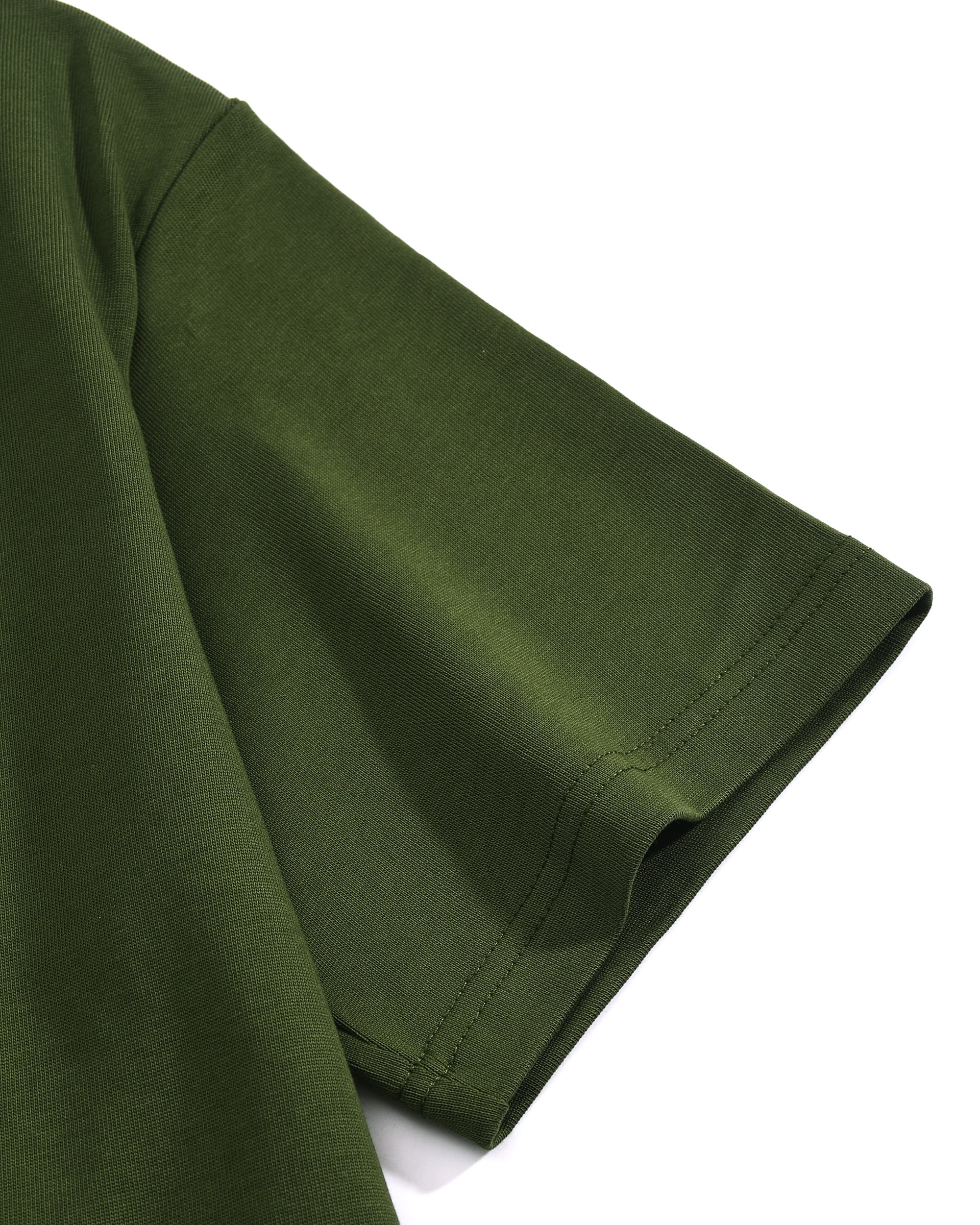 Olive Drab Oversized Cotton T-Shirt
