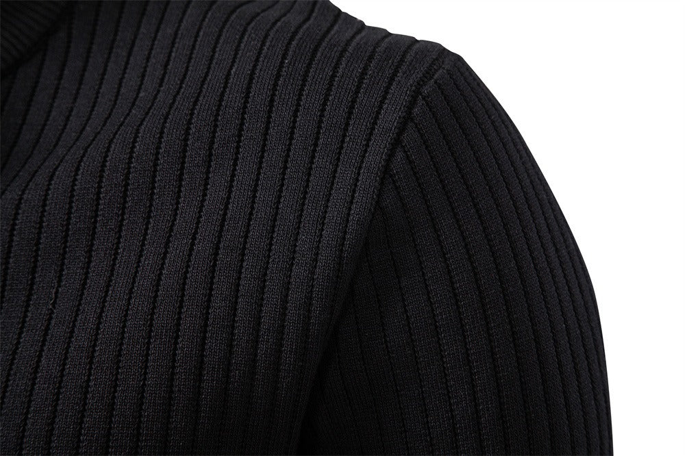 Men’s Henley Knit Sweater