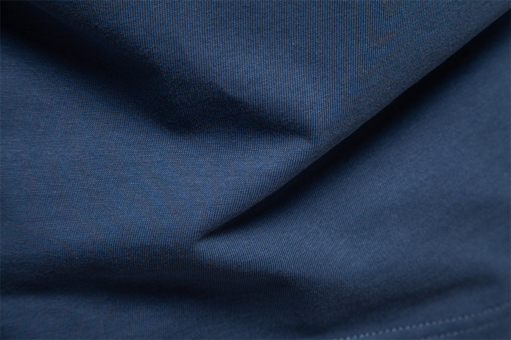 Men’s Cotton Henley Long T-Shirt