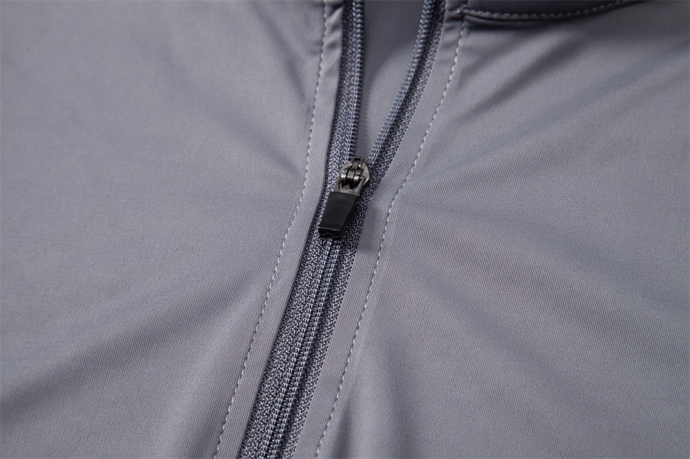 Men’s Half-Zip Active Long Sleeve T-Shirt