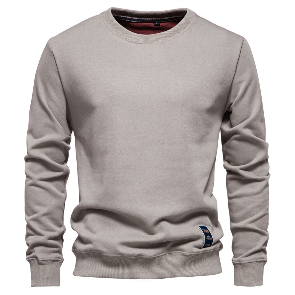Solid Crewneck Sweatshirt