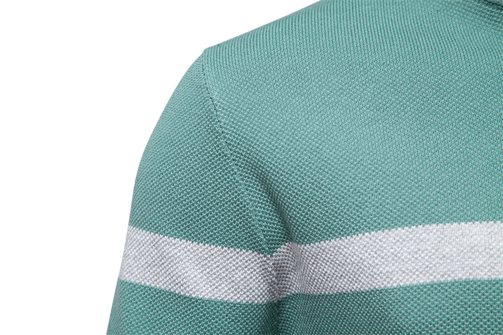 Classic Colorblock Half-Zip Sweater