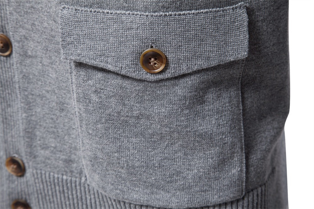 Button Cardigan Sweater