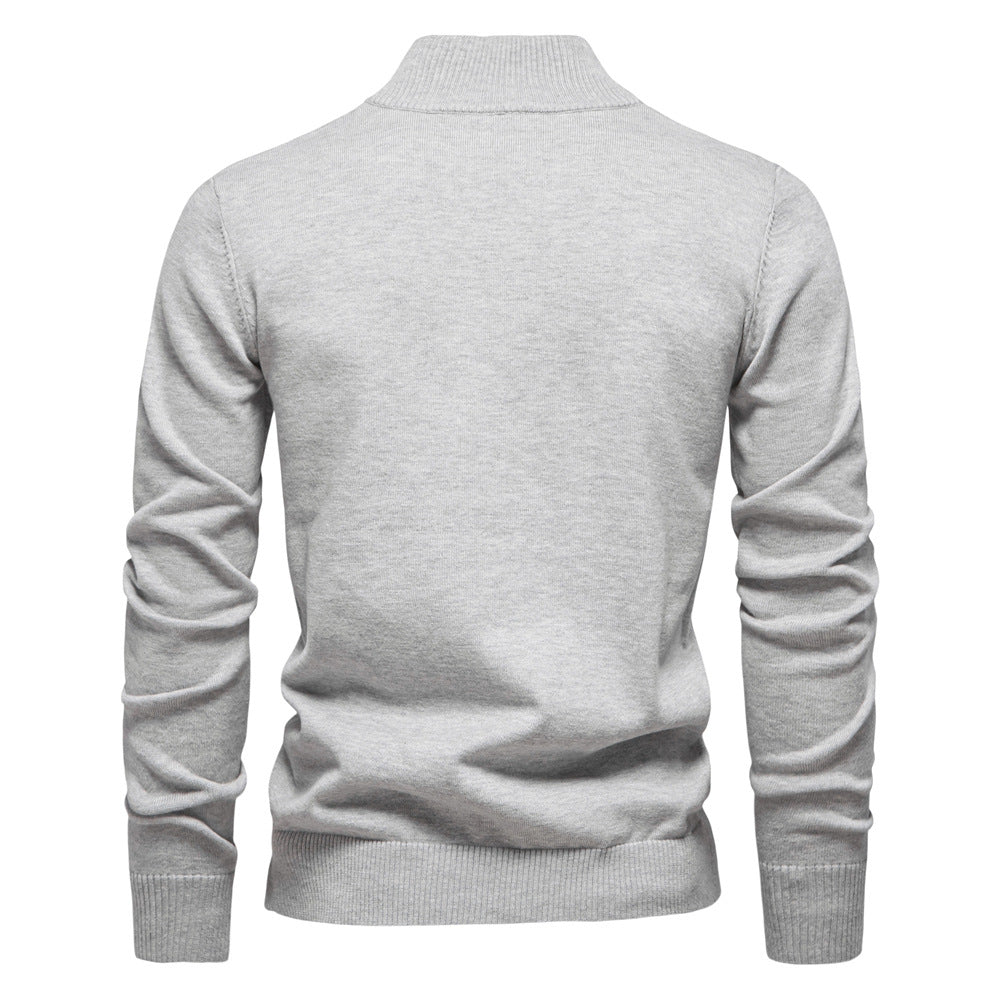 Classic Half-Zip Knit Sweater