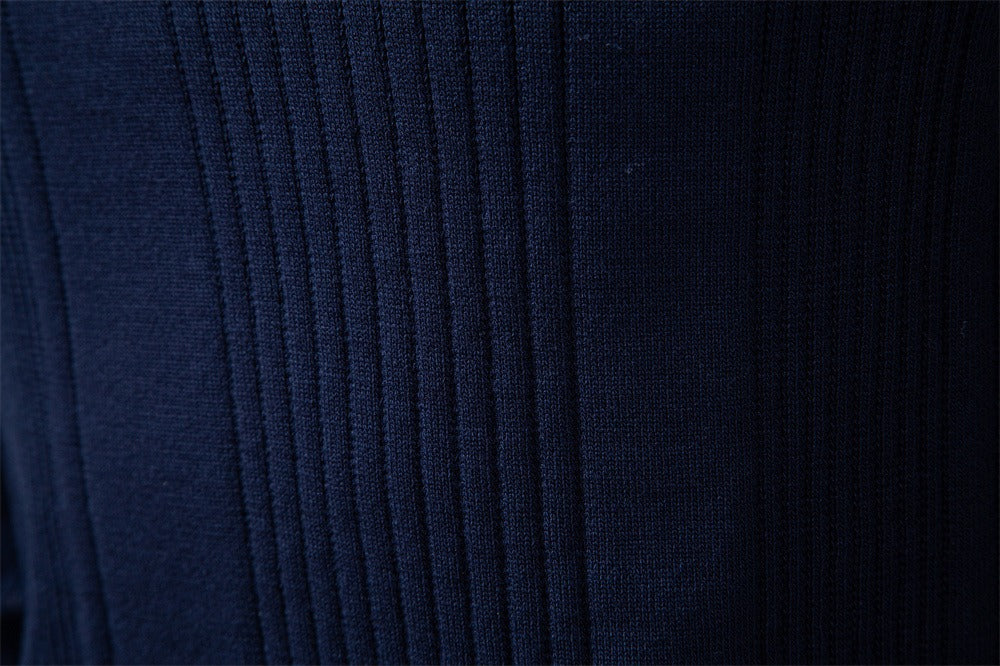 Men’s Half-Zip Knit Polo Sweater