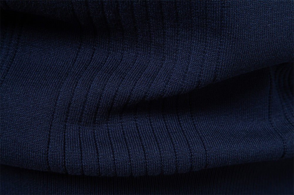 Men’s Half-Zip Knit Polo Sweater