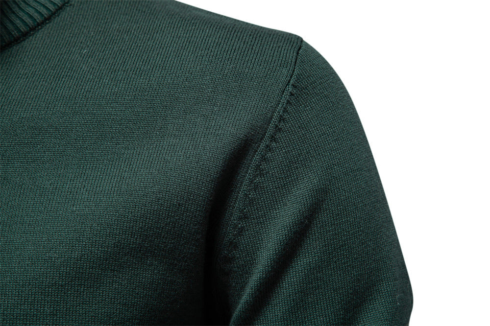 Classic Half-Zip Knit Sweater