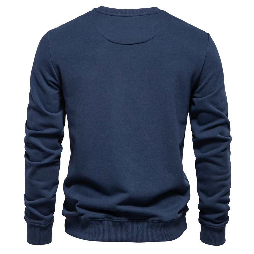 Solid Crewneck Sweatshirt