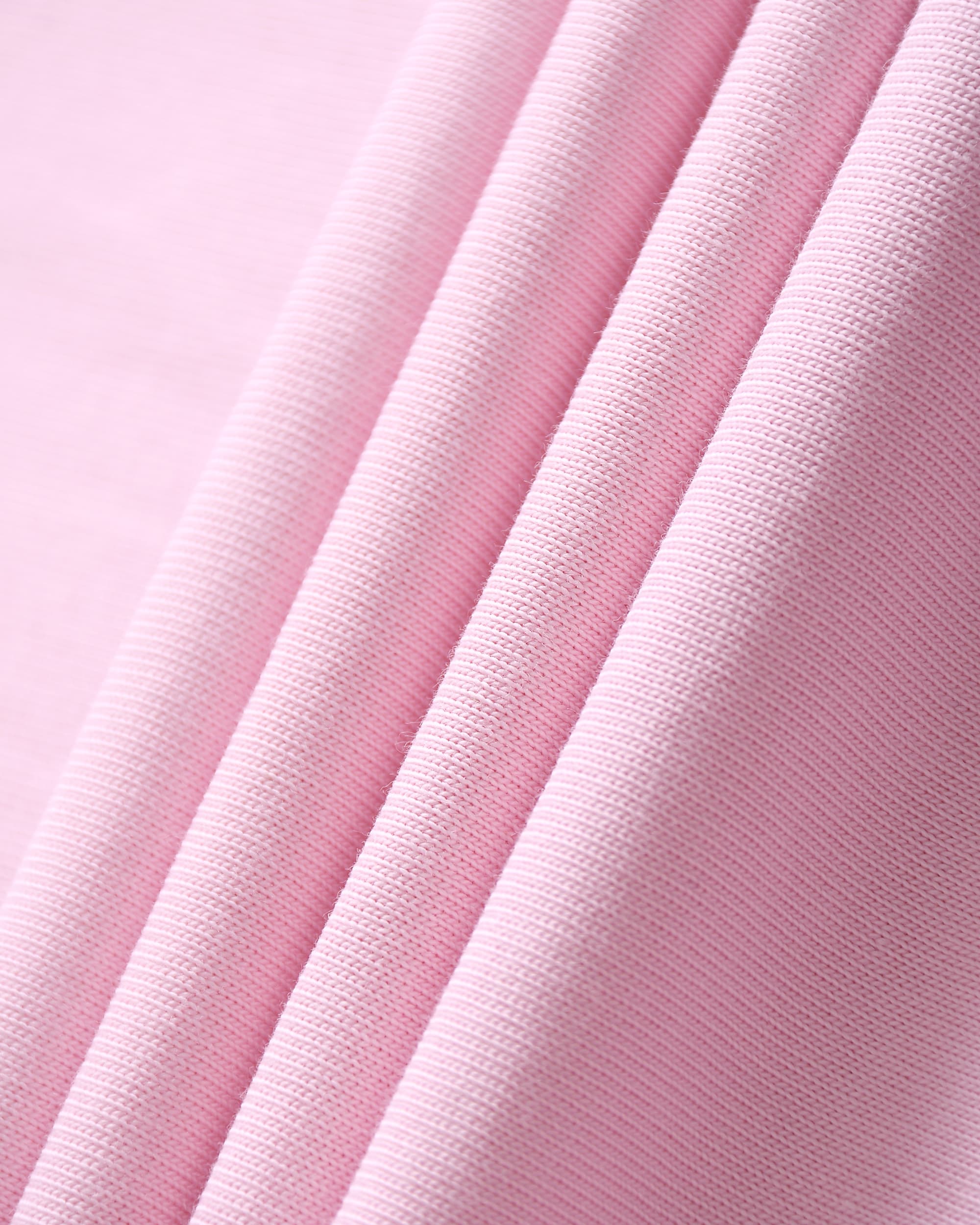Soft Pink Oversized Cotton T-Shirt