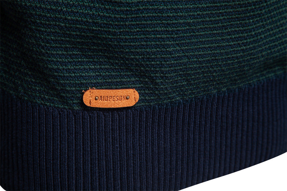 Men’s Half-Zip Knit Sweater