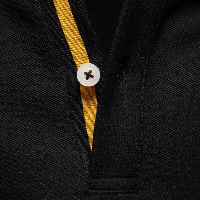 Men’s Casual Long Sleeve Polo Shirt
