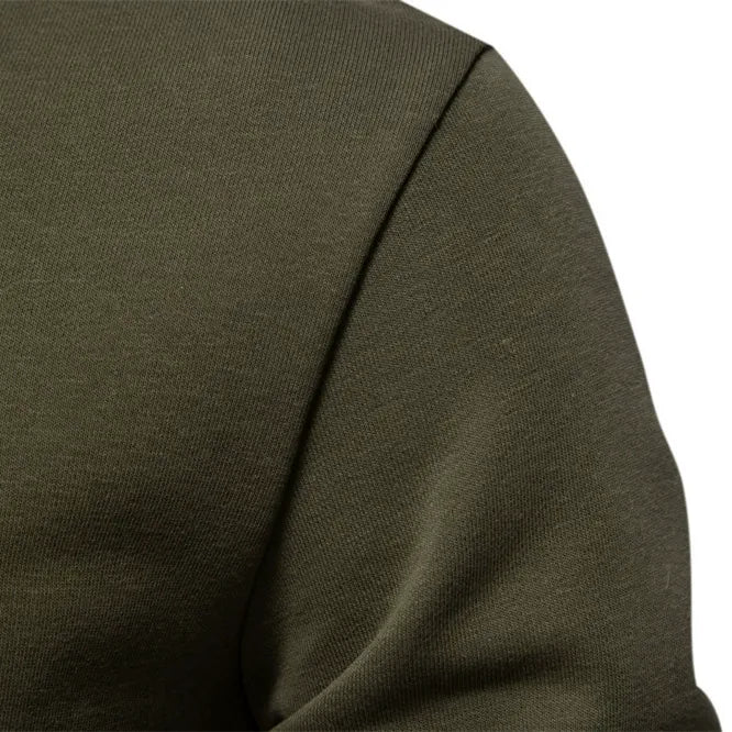 Solid Crewneck Sweatshirt