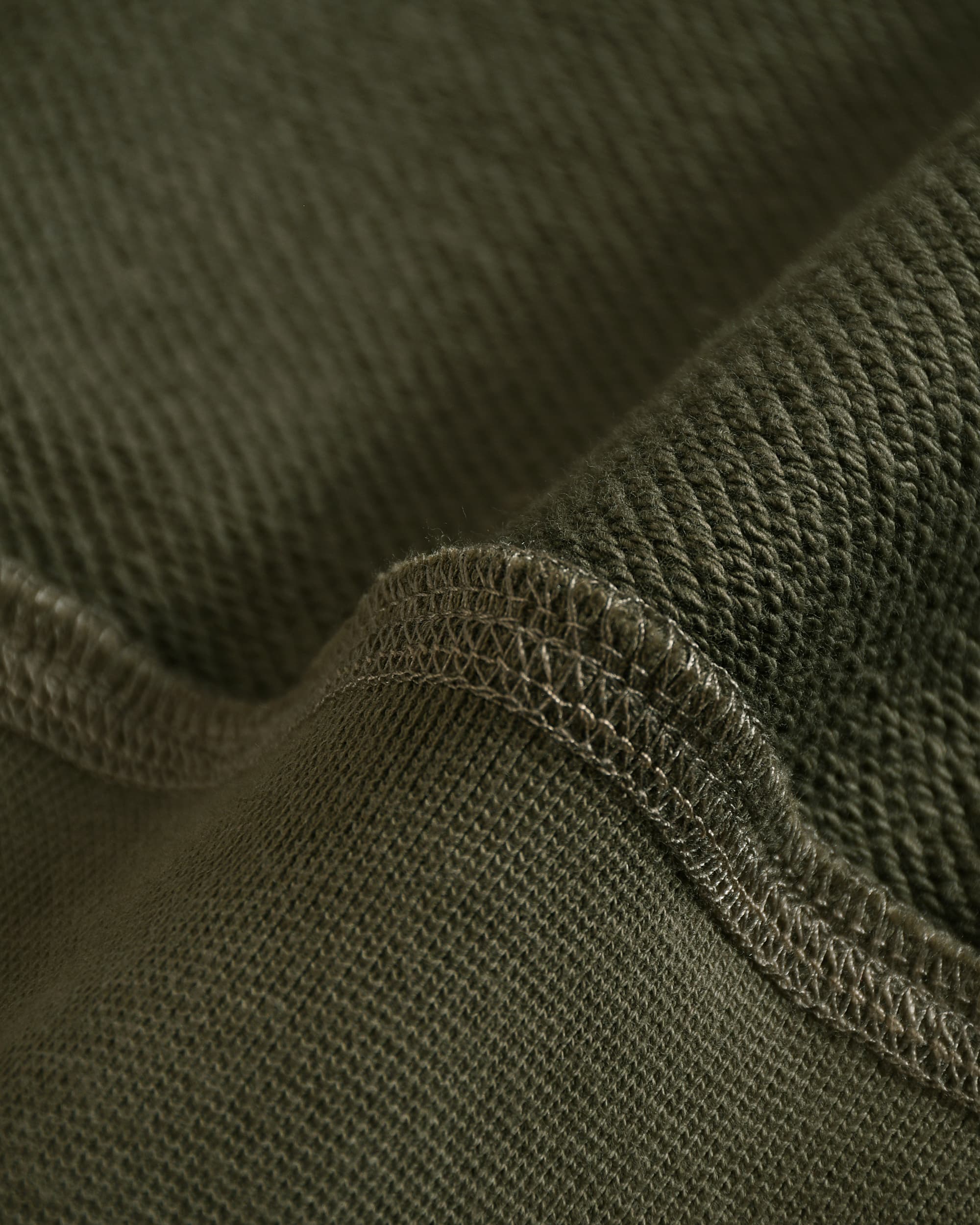 470g Olive Green Crewneck Sweatshirt