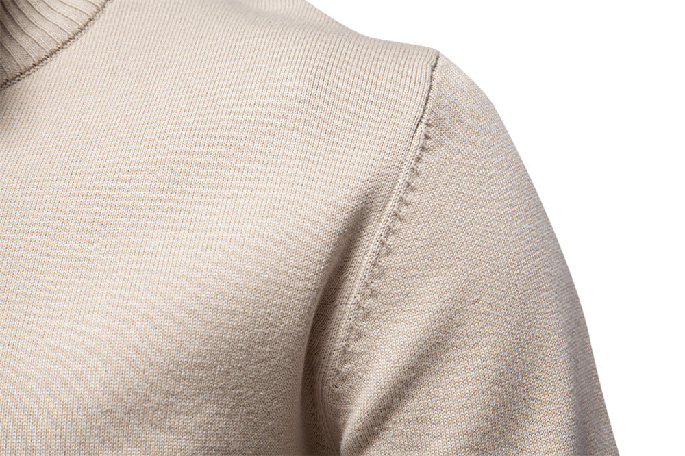 Classic Half-Zip Knit Sweater