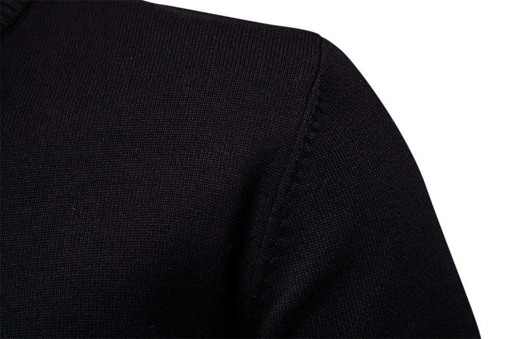 Classic Half-Zip Knit Sweater