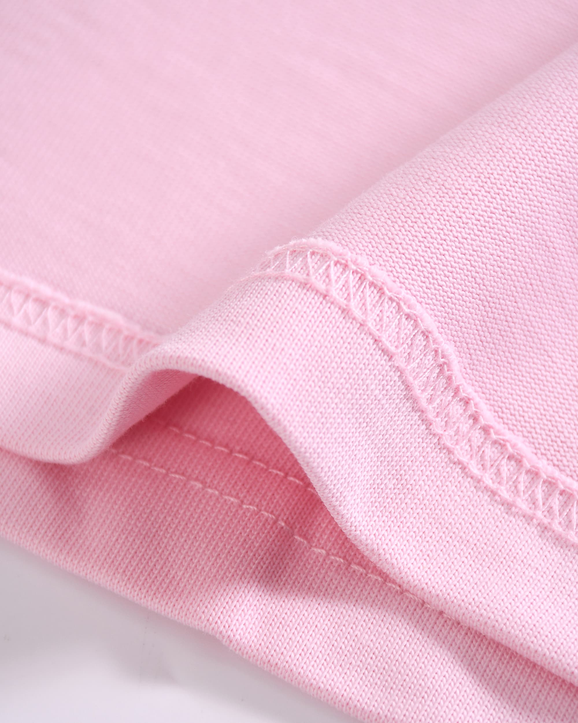 Soft Pink Oversized Cotton T-Shirt