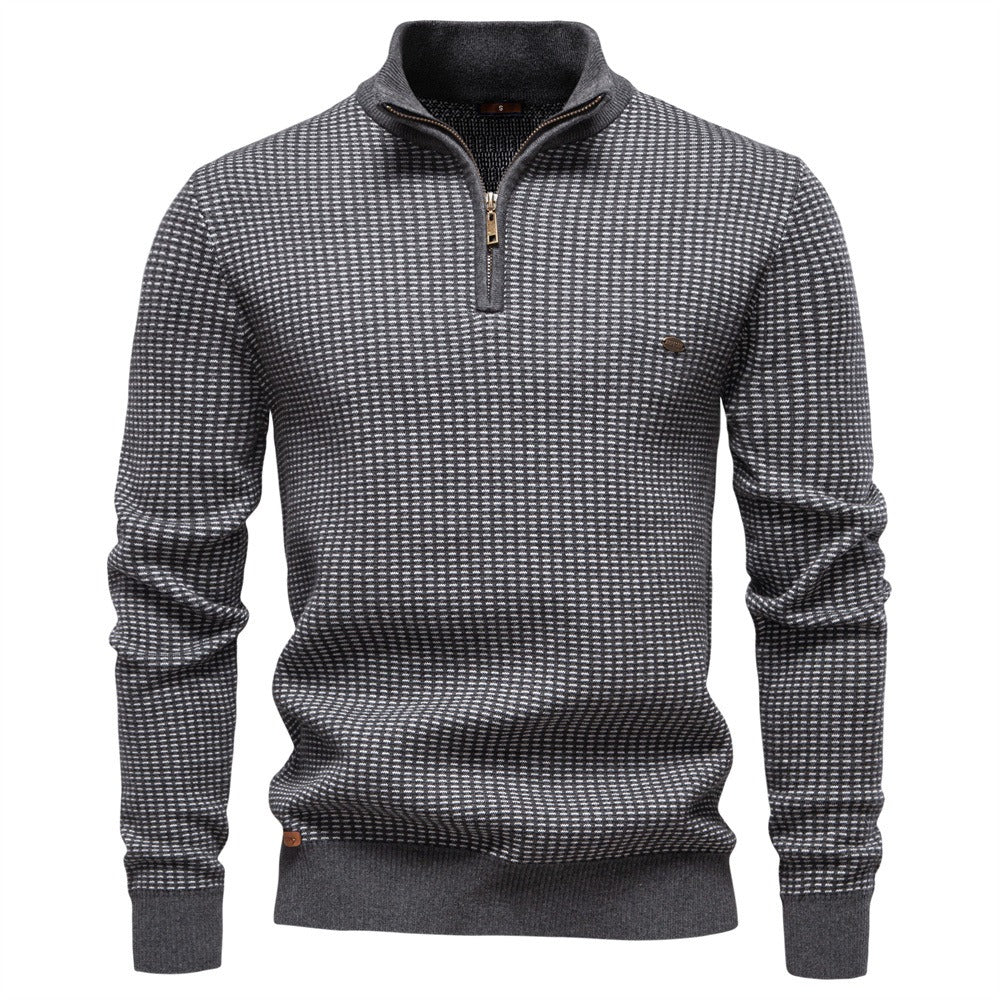 Men’s Stand Collar Sweater