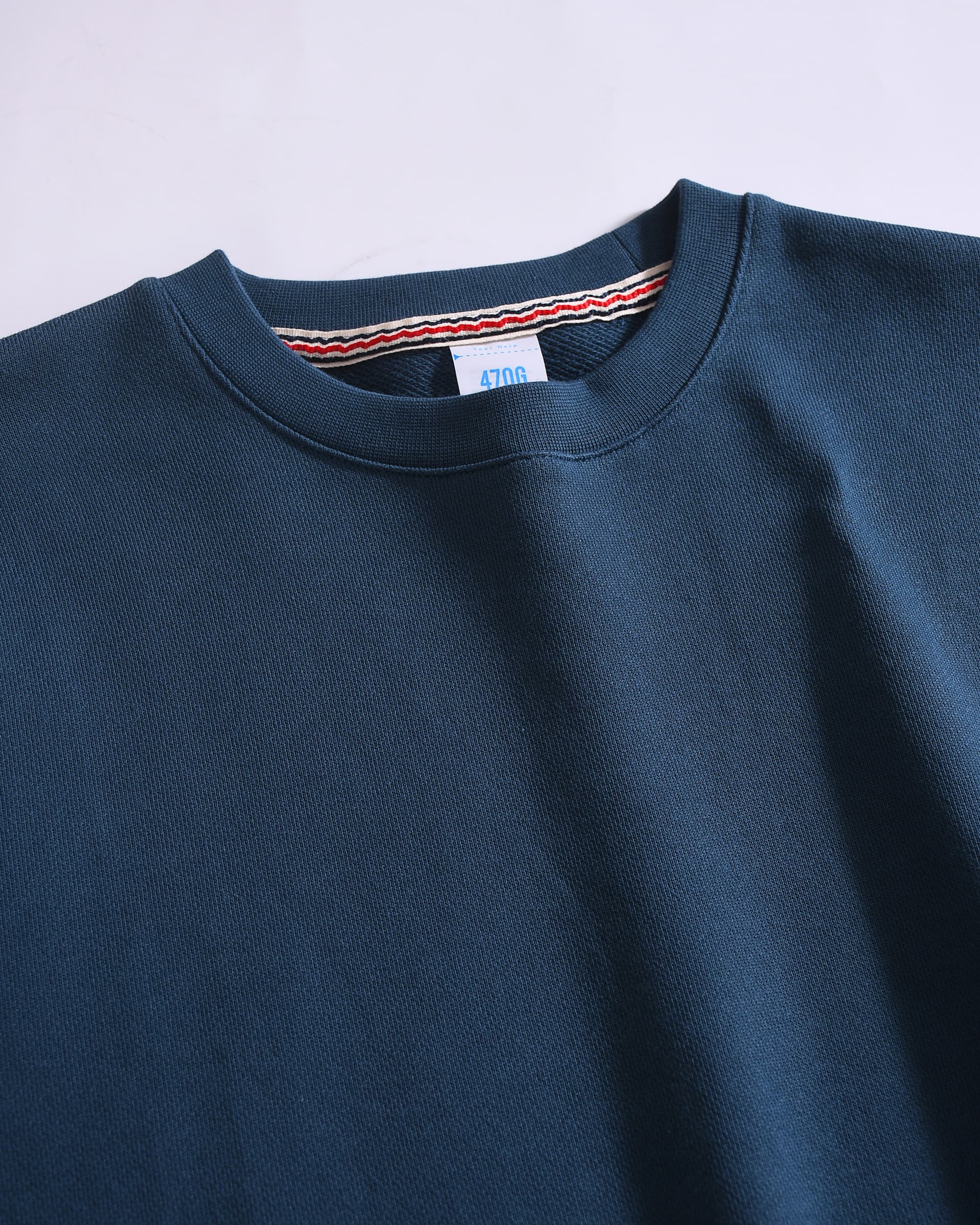 470g Navy Blue Crewneck Sweatshirt
