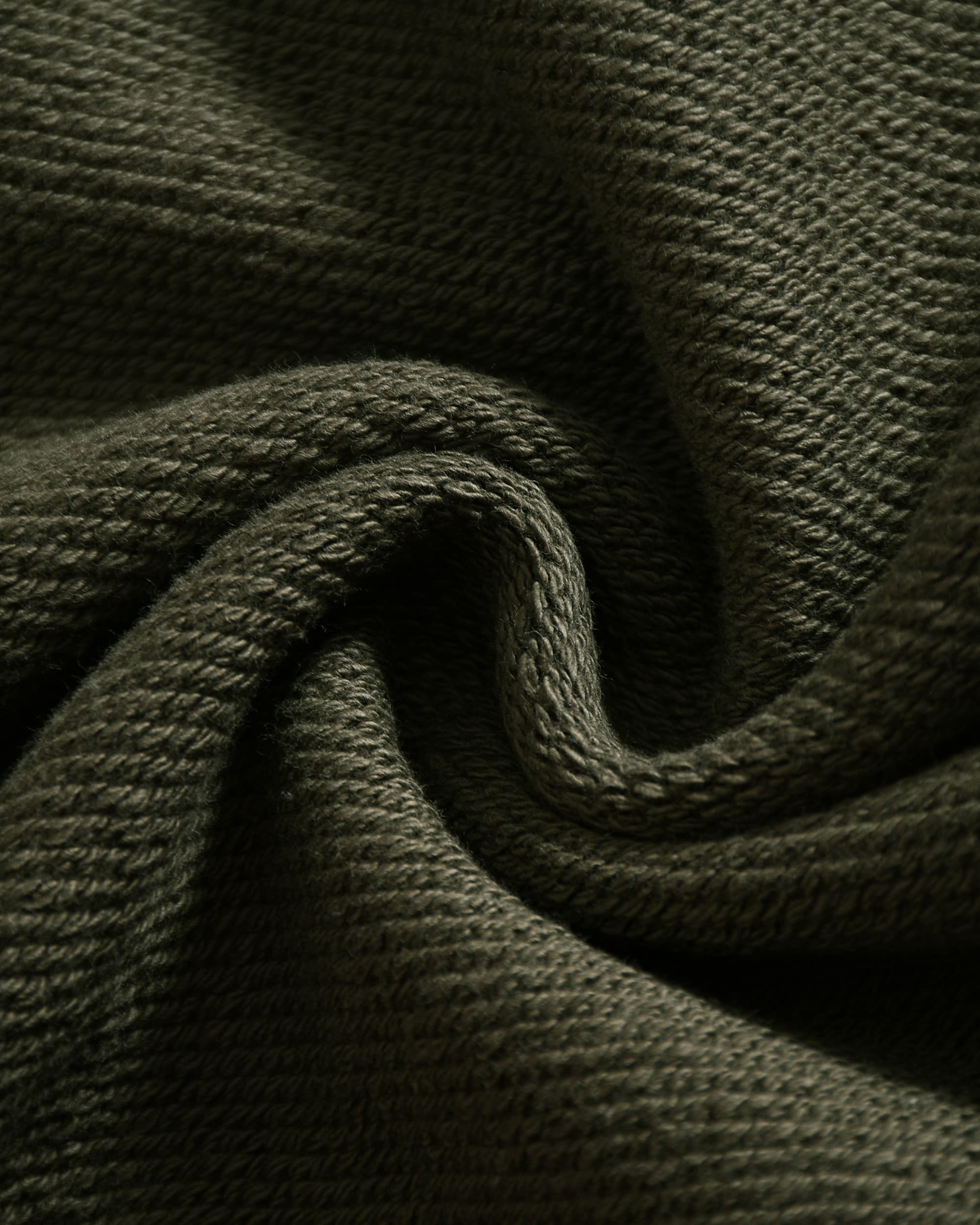 470g Olive Green Crewneck Sweatshirt