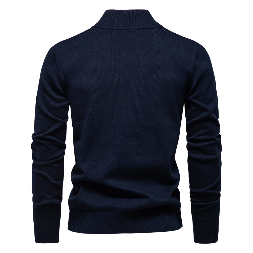 Classic Half-Zip Knit Sweater