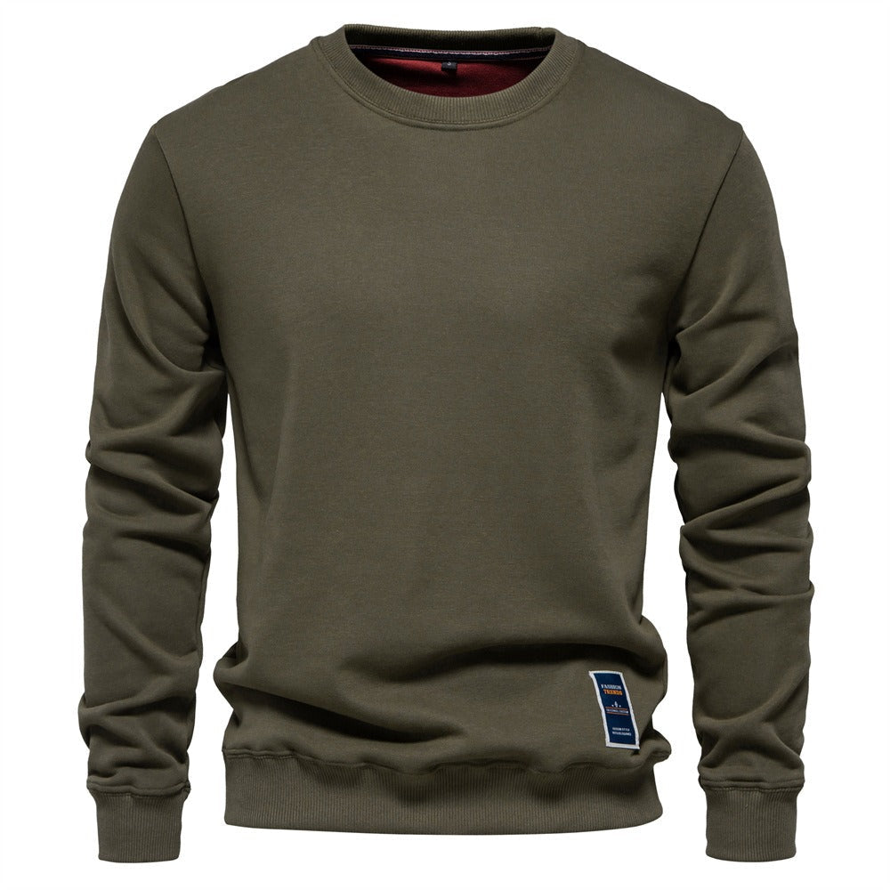 Solid Crewneck Sweatshirt