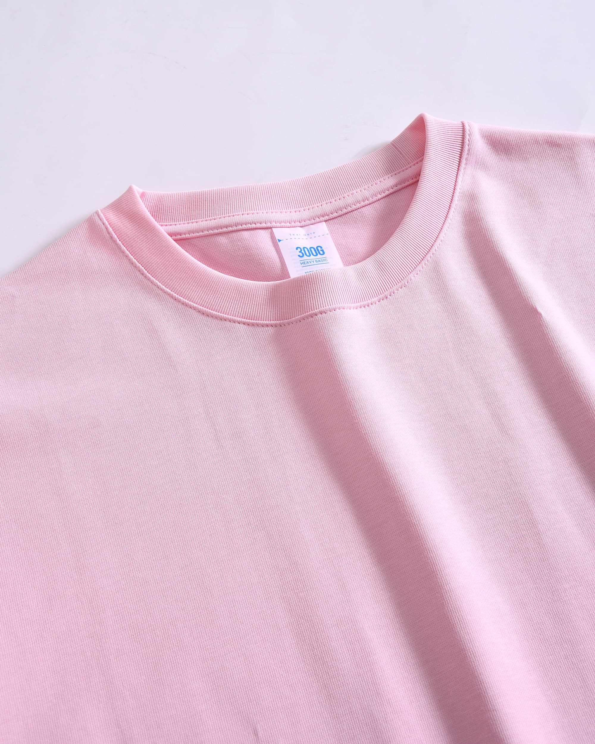 Soft Pink Oversized Cotton T-Shirt