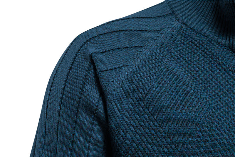 Men’s Jacquard Full-Zip Cardigan