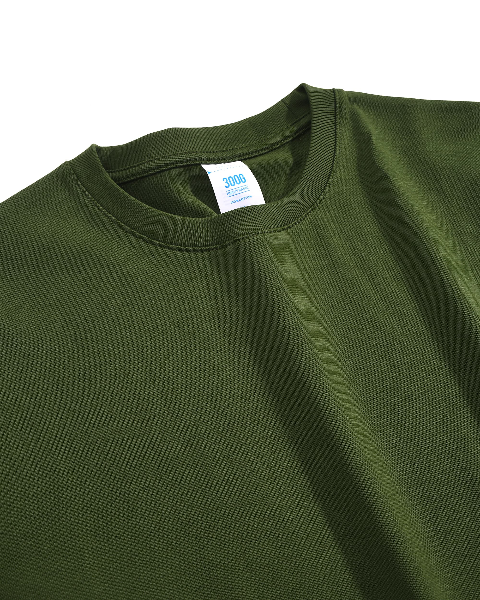 Olive Drab Oversized Cotton T-Shirt