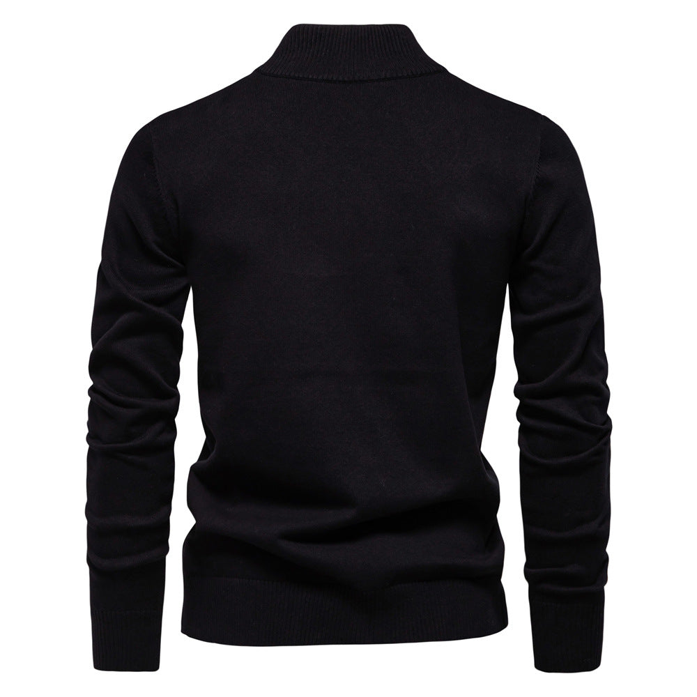 Classic Half-Zip Knit Sweater