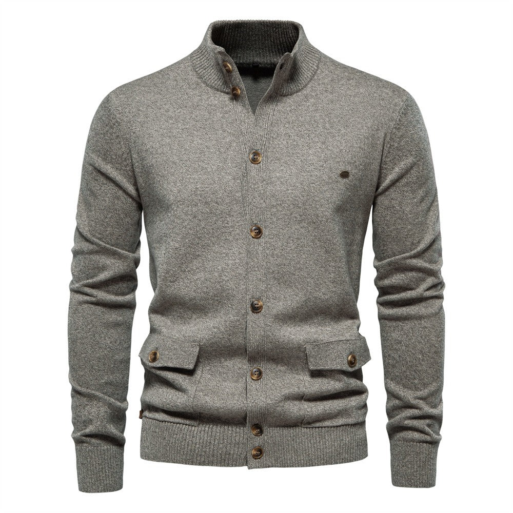Button Cardigan Sweater