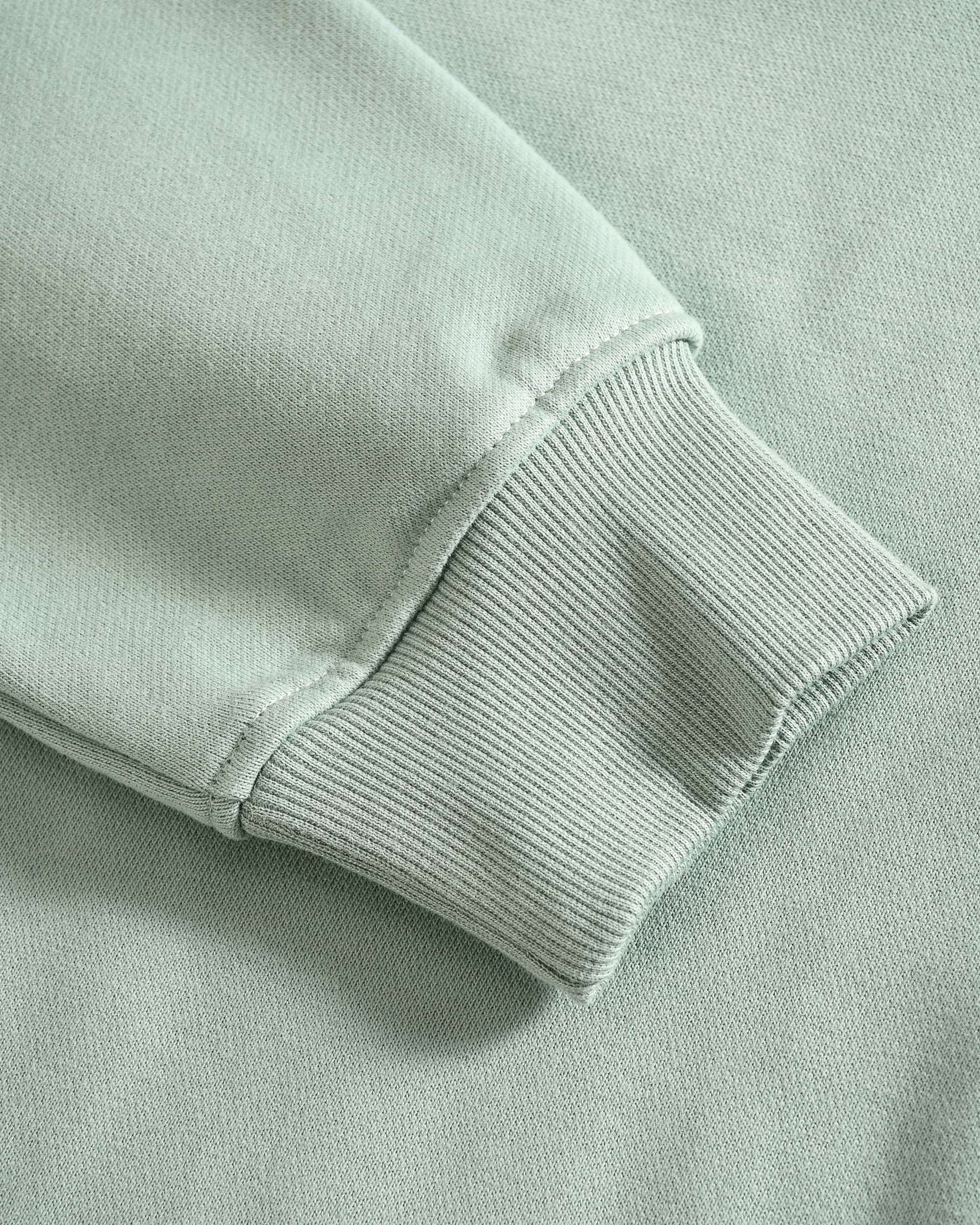 Mint Green Weighted Cotton Hoodie