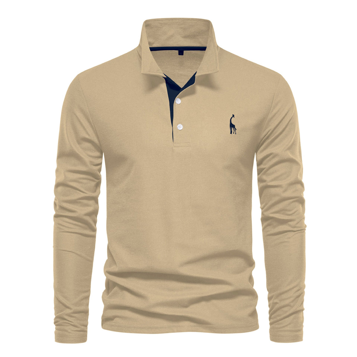 Men’s Mock Neck Long Sleeve T-Shirt