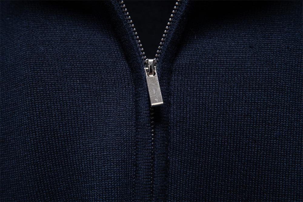Classic Half-Zip Knit Sweater