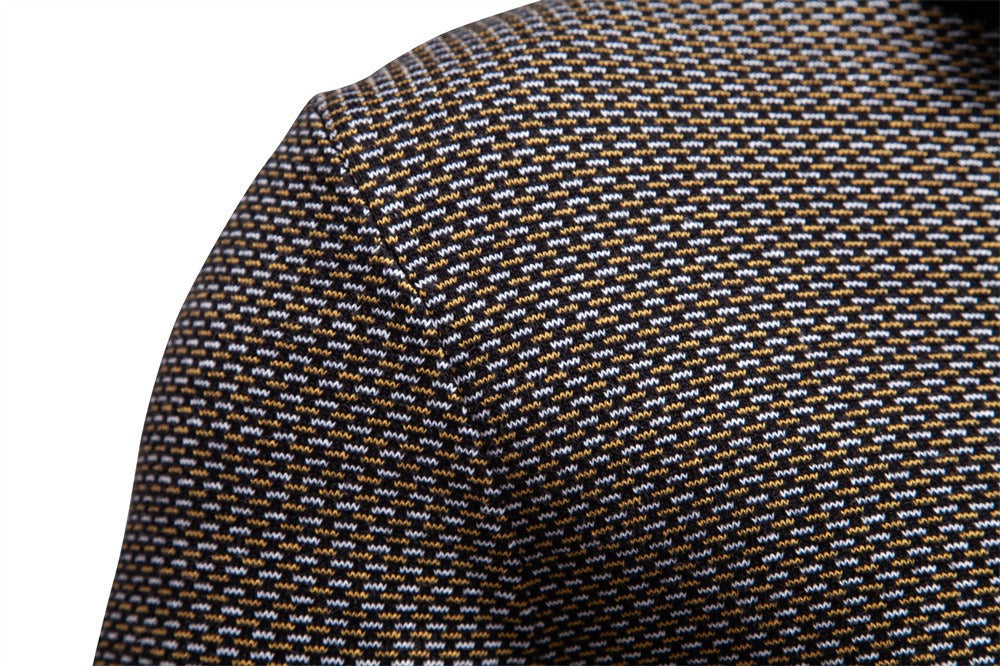 Men’s Stand Collar Sweater