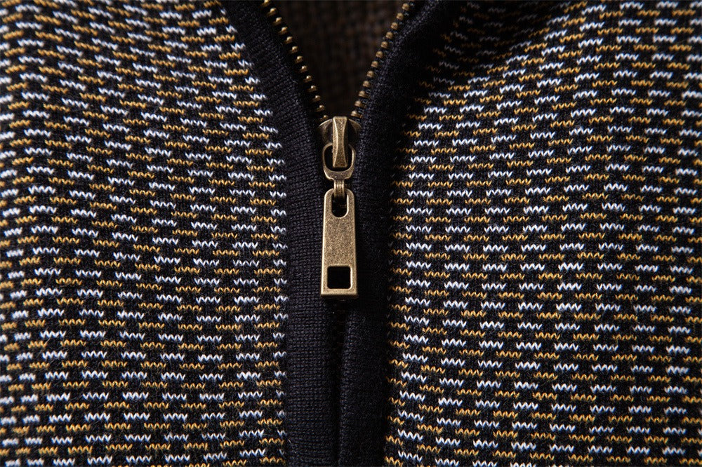 Men’s Stand Collar Sweater