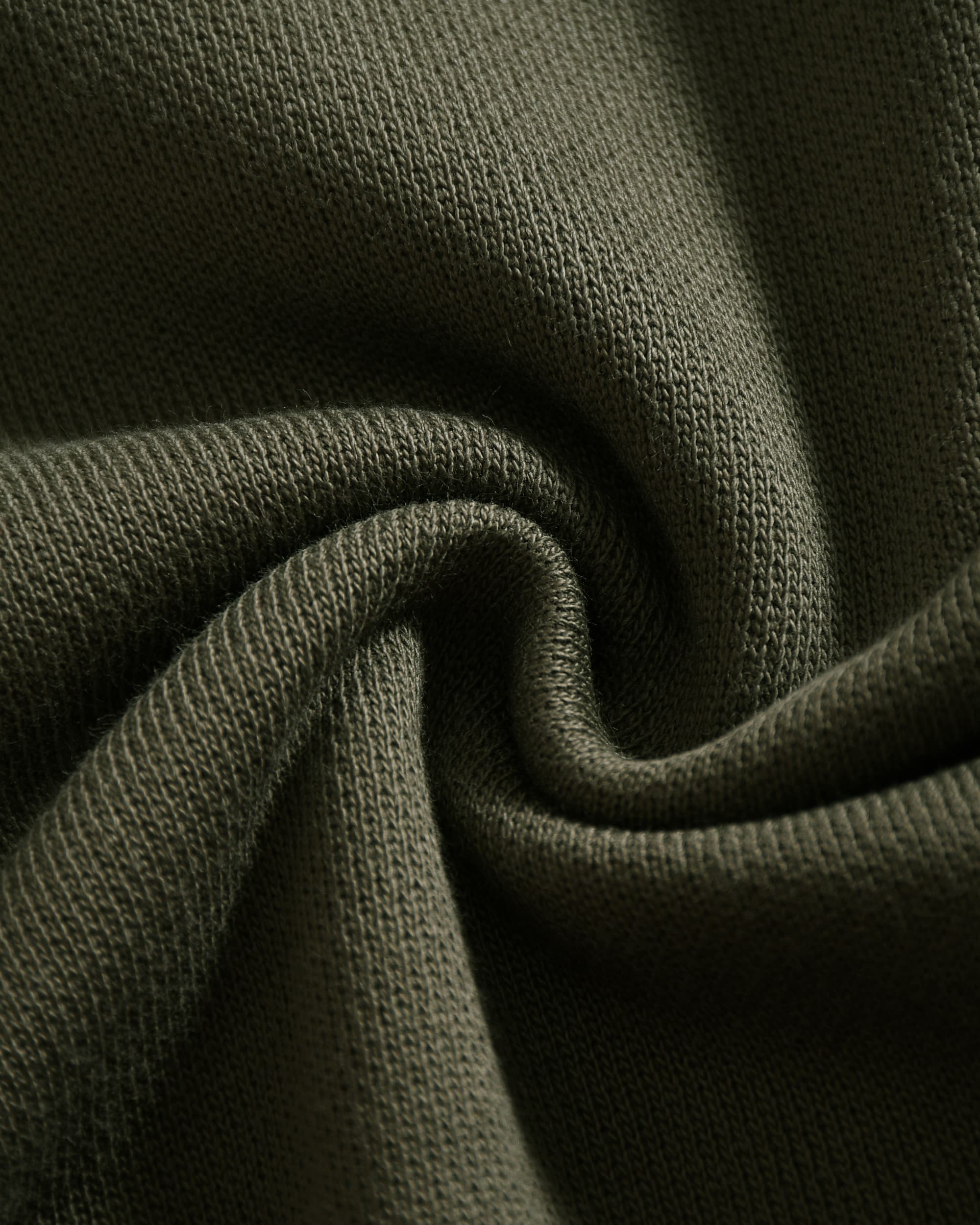 470g Olive Green Crewneck Sweatshirt