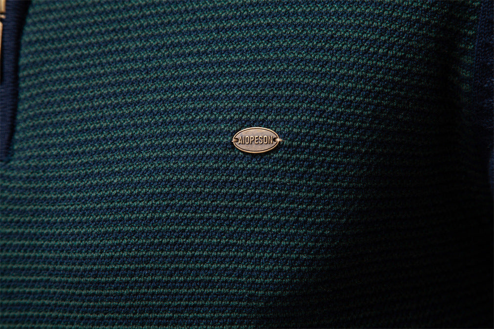 Men’s Half-Zip Knit Sweater