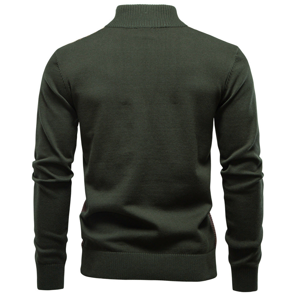 Men’s Half-Zip Knit Sweater