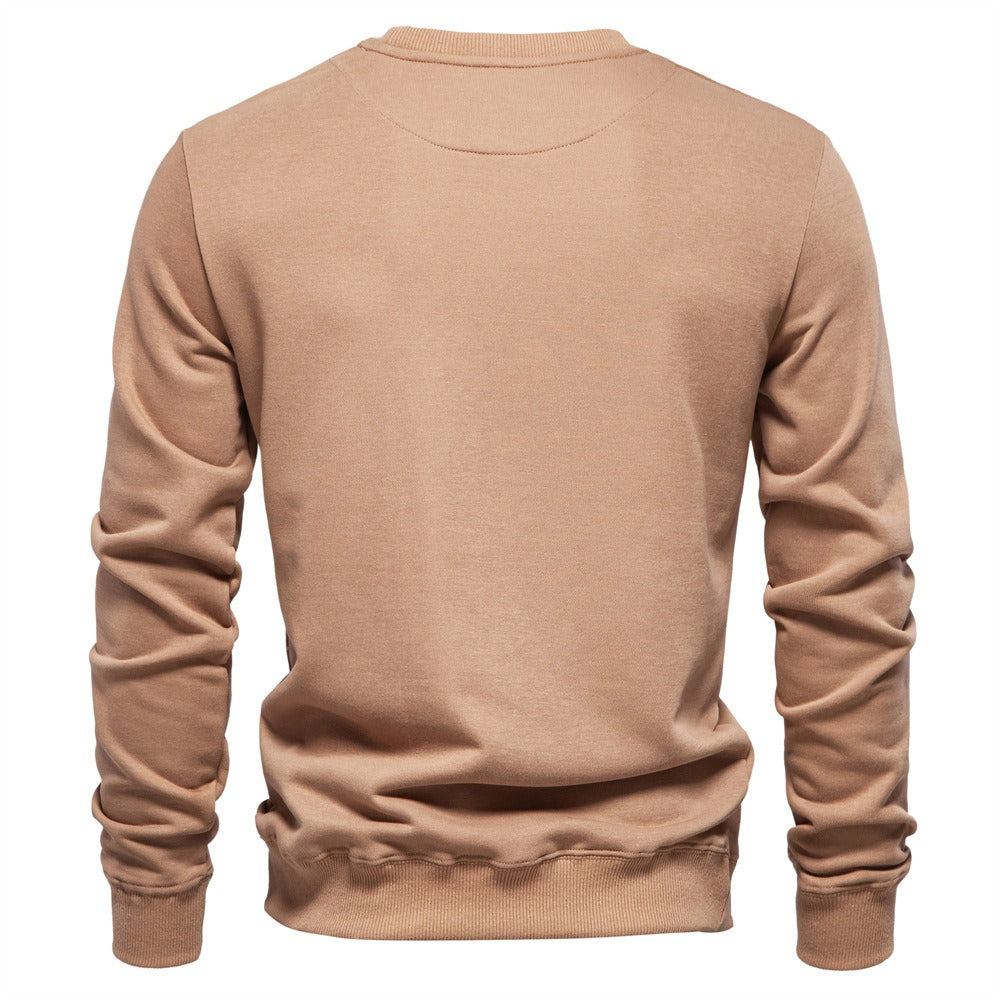 Solid Crewneck Sweatshirt