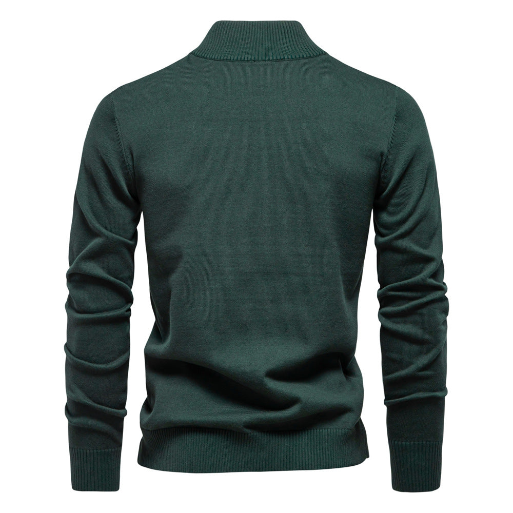 Classic Half-Zip Knit Sweater
