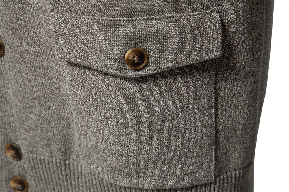 Button Cardigan Sweater