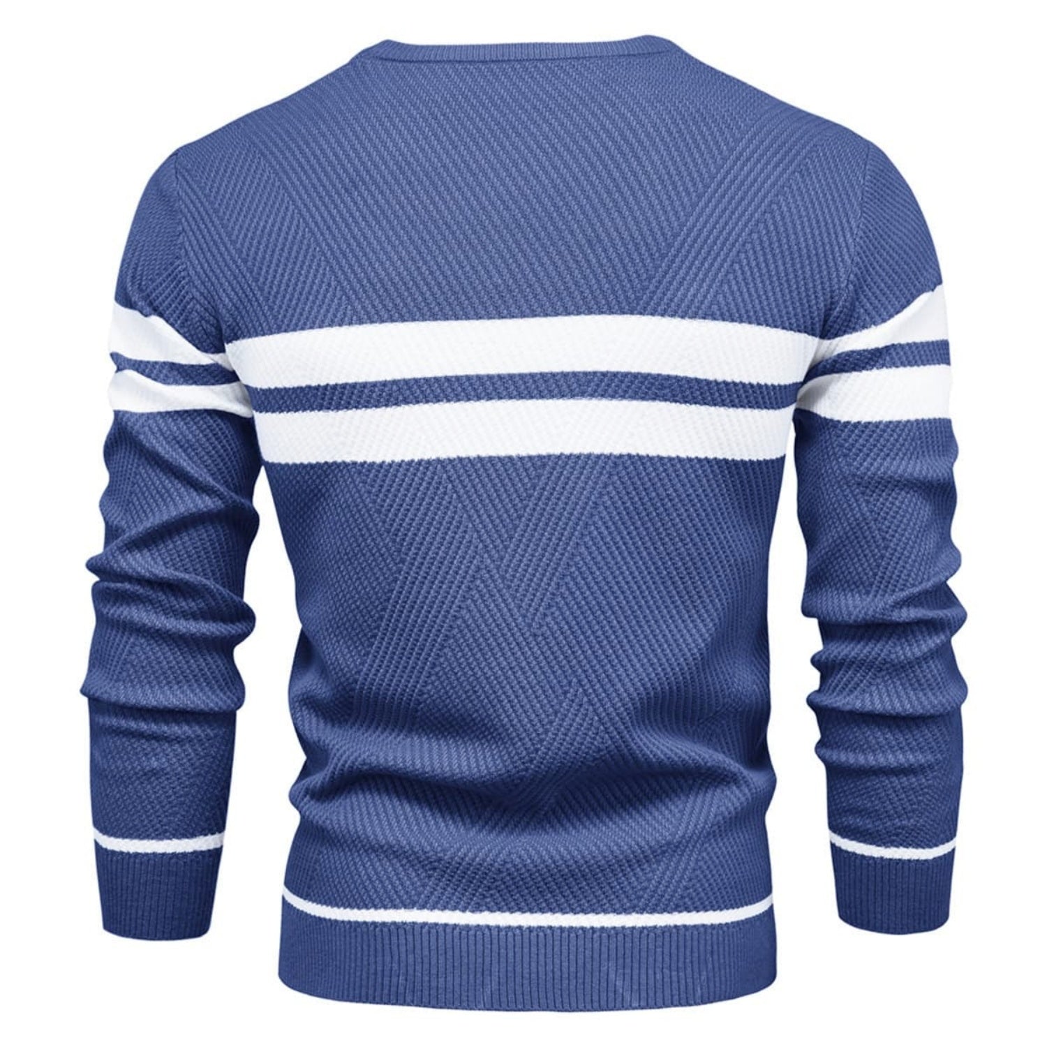 Men's Stripe Crewneck Sweater Pullover