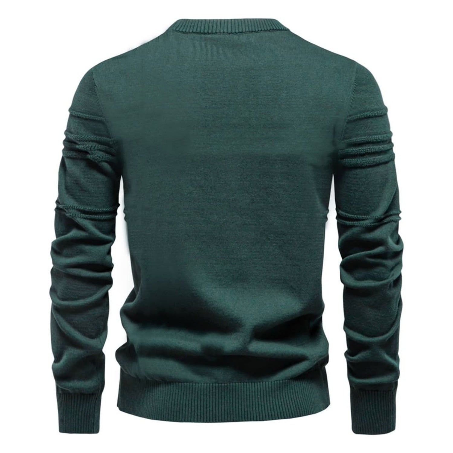 Men's Crosshatch Crew Neck Knit Sweater