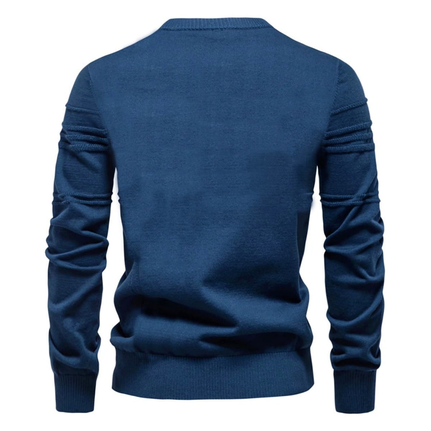 Men's Crosshatch Crew Neck Knit Sweater