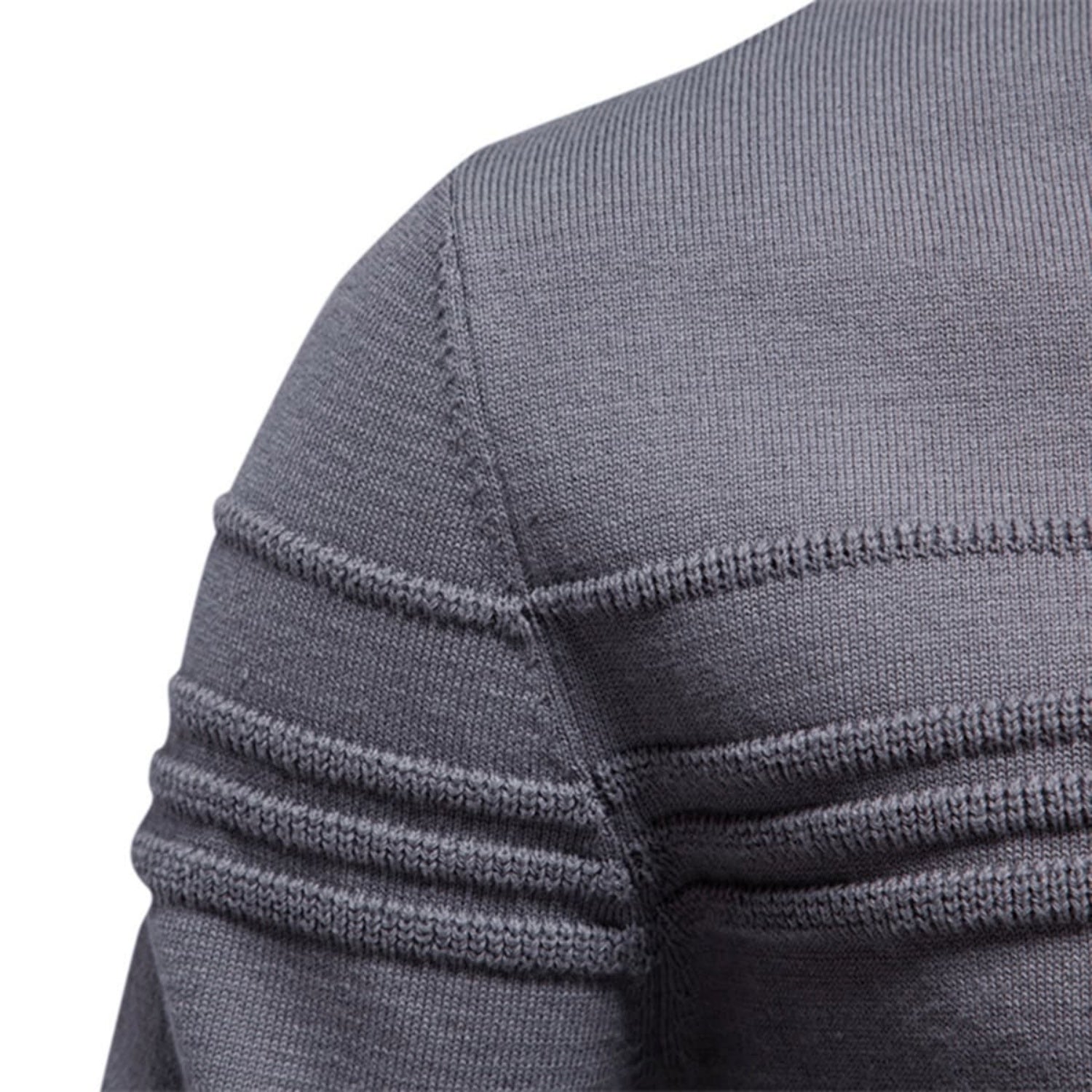 Men's Crosshatch Crew Neck Knit Sweater