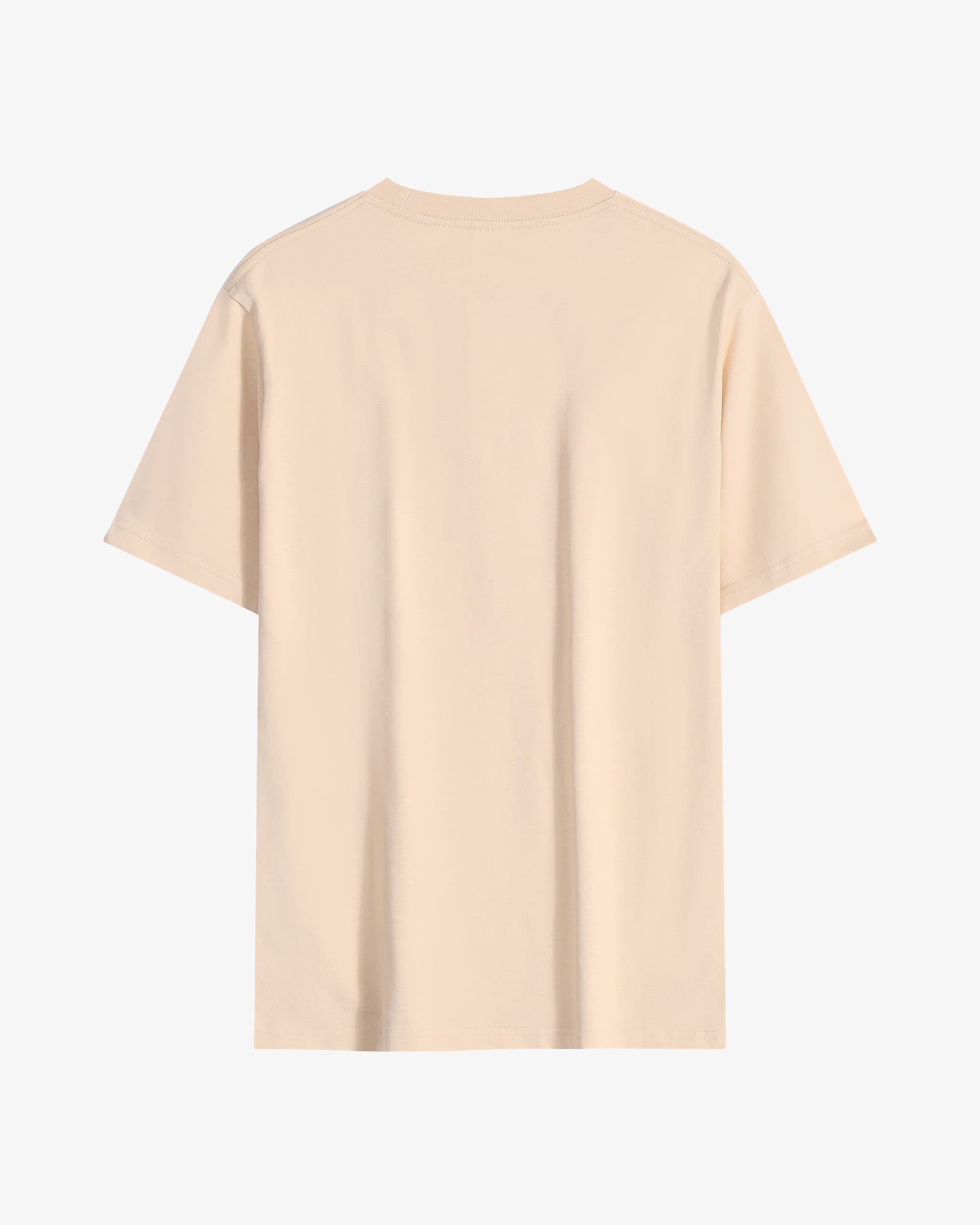 Light Cream Oversized Cotton T-Shirt