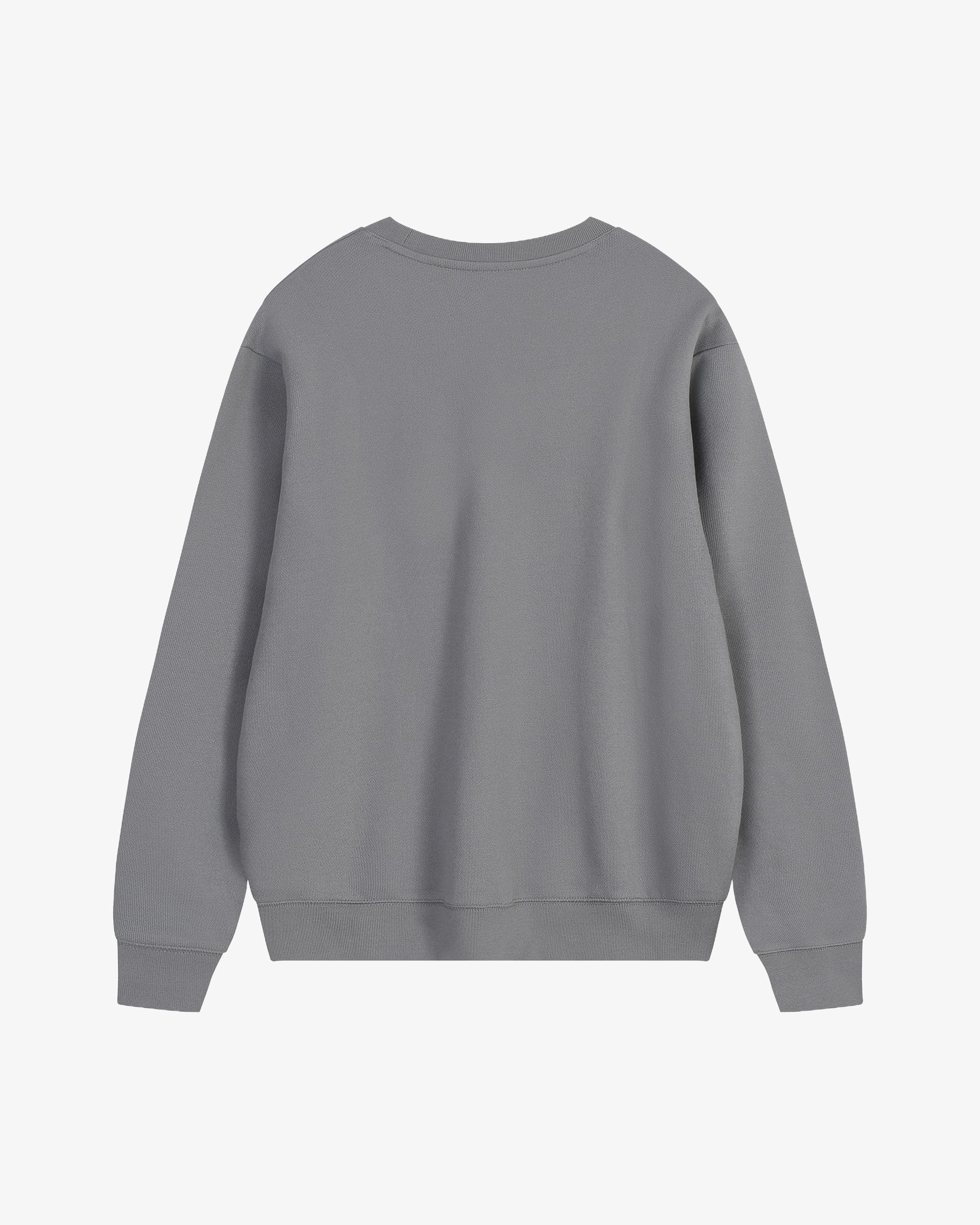 470g Silver Gray Crewneck Sweatshirt