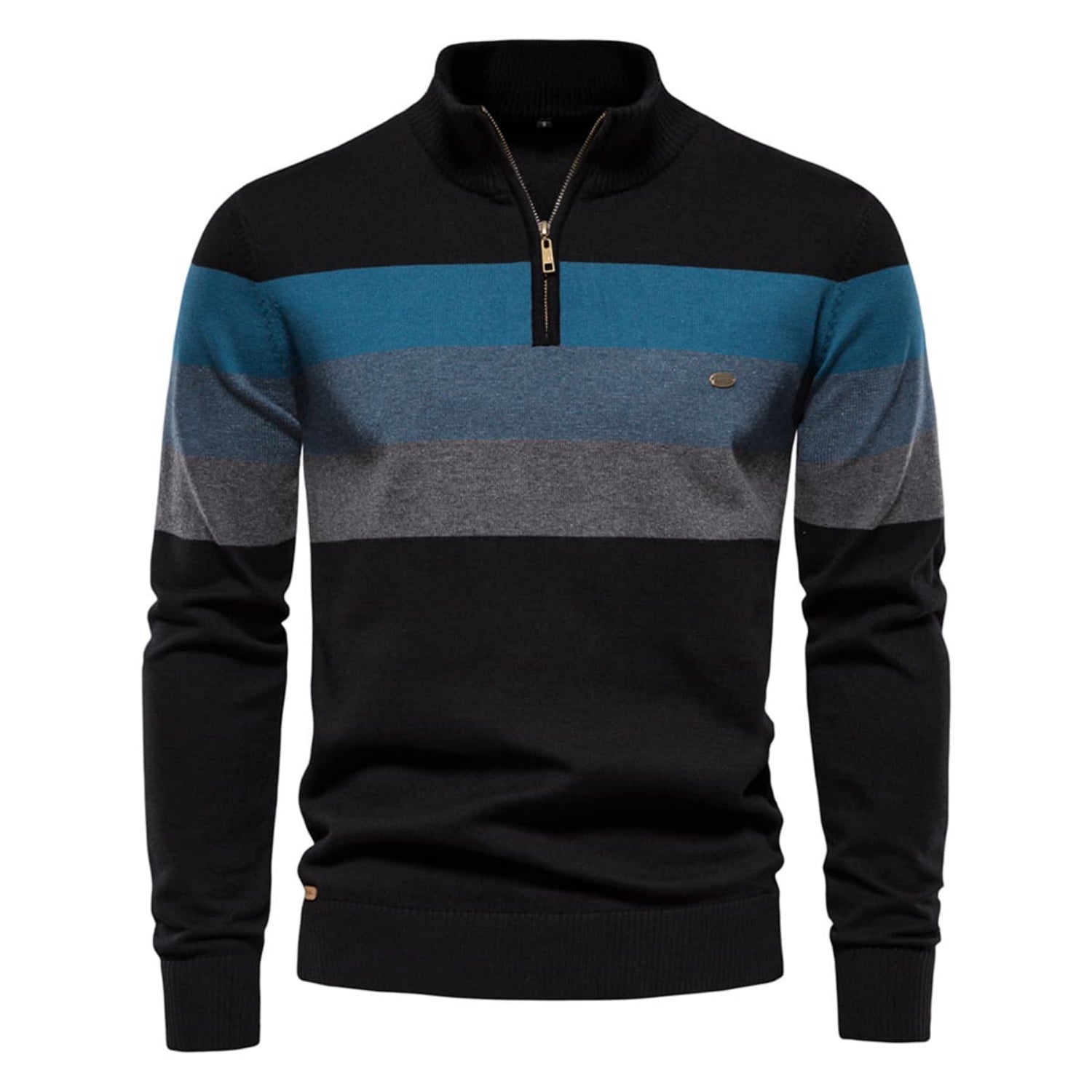 Men’s Classic Colorblock Half-Zip Sweater