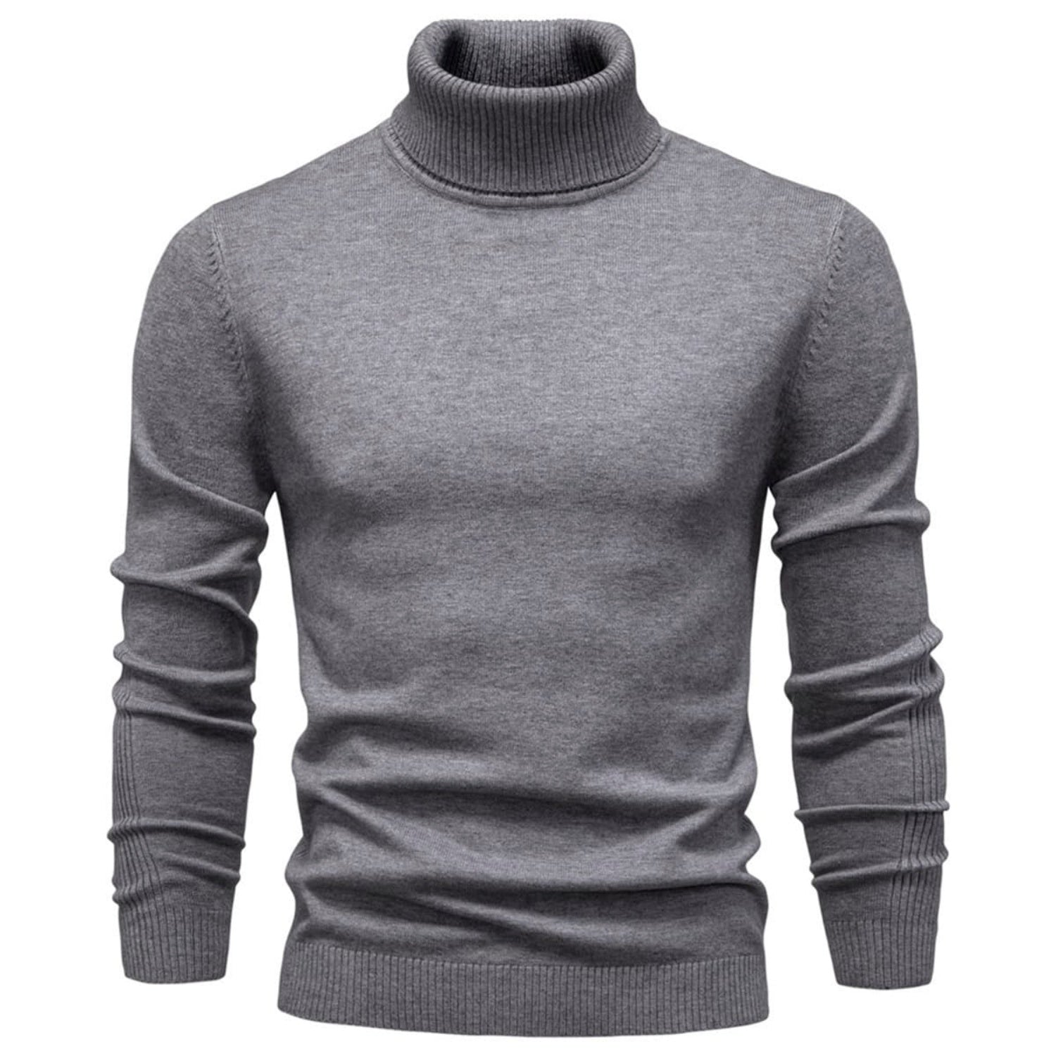 Men's Turtleneck Washable Pullover Sweater